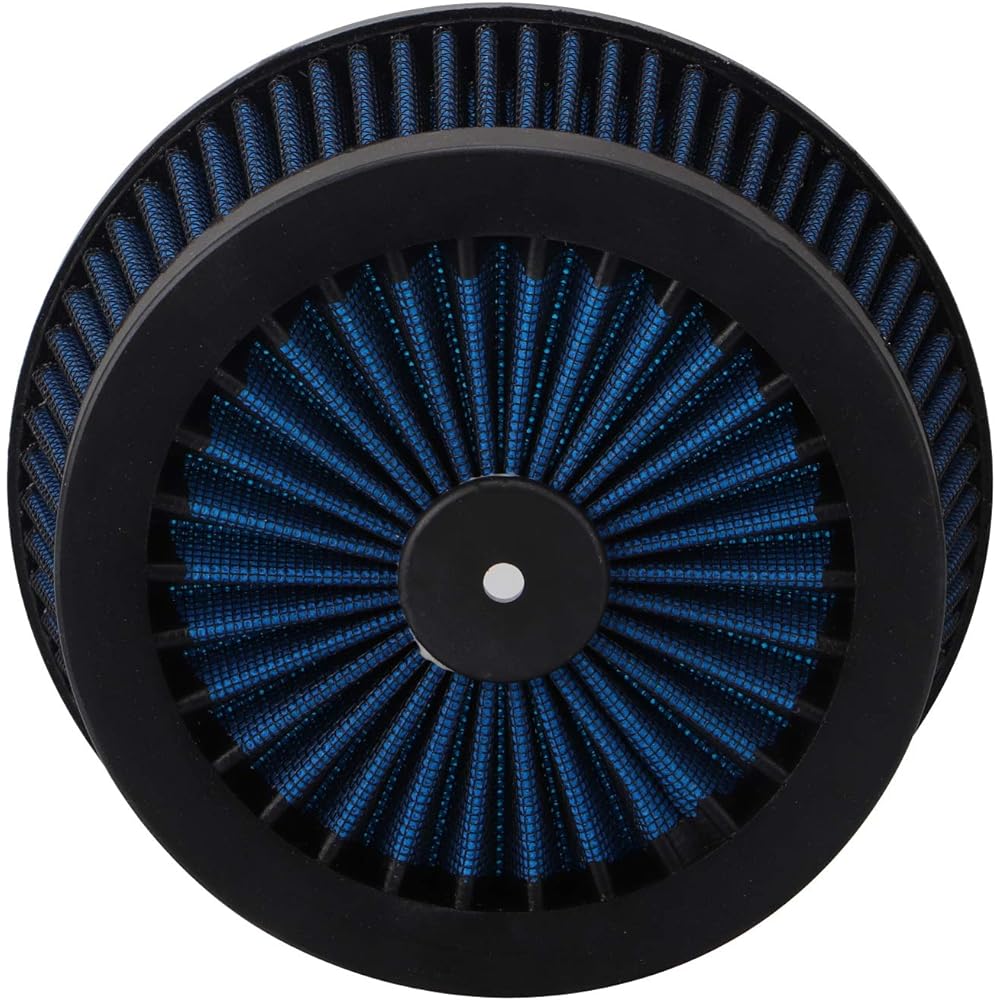 YDLMT Motorcycle Air Filter Cleaner Inner Element for Harley Sportster Dyna Street Bob Softail Touring Street Glide Road King Blue