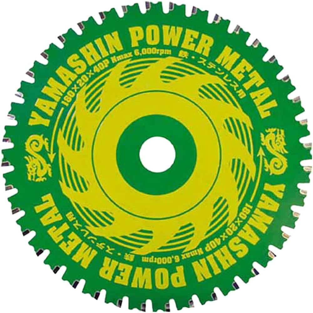 Yamashin Saw (Y'sGOD JAPAN) Power Metal (For both iron and stainless steel) 165x40P TT-YSD-165S