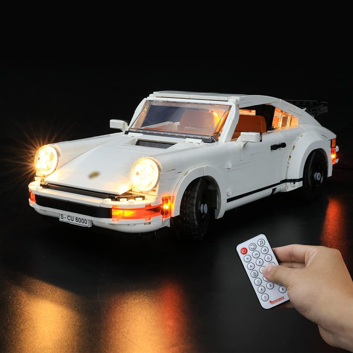 BRIKSMAX LED Light Kit for Creator Expert Porsche 911 - Compatible with Lego 10295 (LEGO Set Not Included)