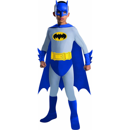 "Batman - Brave & Bold" Deluxe Batman Toddler & Child Costume / Batman Brave & Bold Deluxe M/C Batman Toddler♪Halloween♪Size: Large