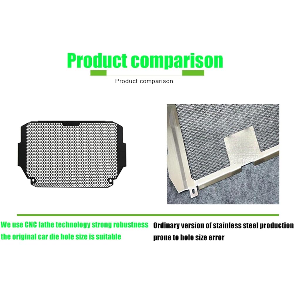 Motorcycle Radiator Guard Fits Kawasaki Z900 Z900 2017-2020 Accessories Fits Z900 2022 2021 Motorcycle Parts Radiator Grille Guard Protection