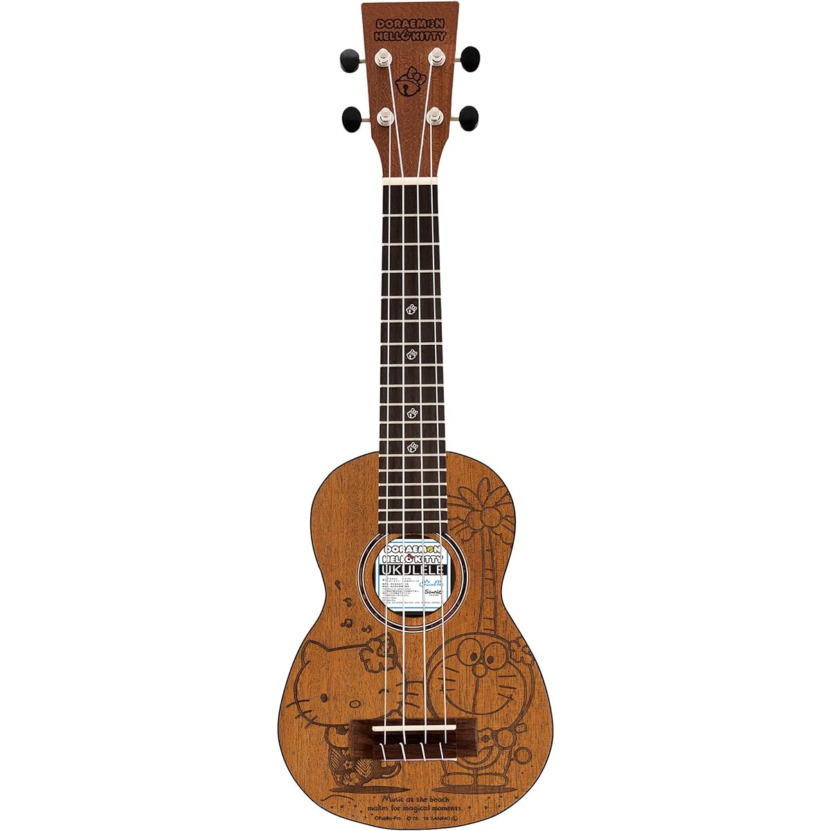 DORAEMON×HELLOKITTY UKULELE Doraemon×Hello Kitty Soprano Ukulele