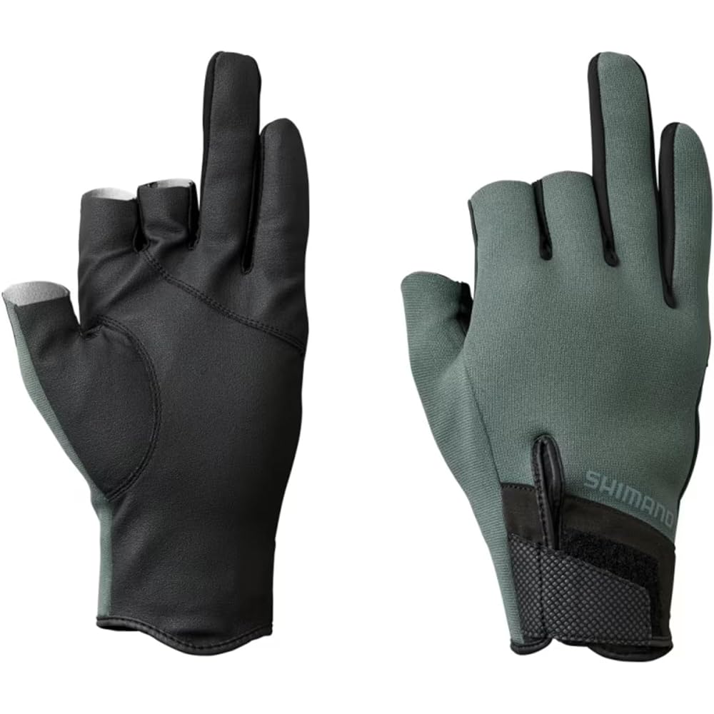 SHIMANO Titanium Alpha Gloves 3 Cut