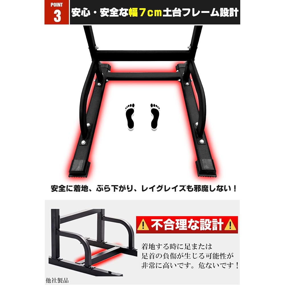 WASAI Hanging Health Equipment Pull-up Machine [Height 218CM] Pull-up Equipment Chinning Stand Kensui Machine Muscle Training BS502
