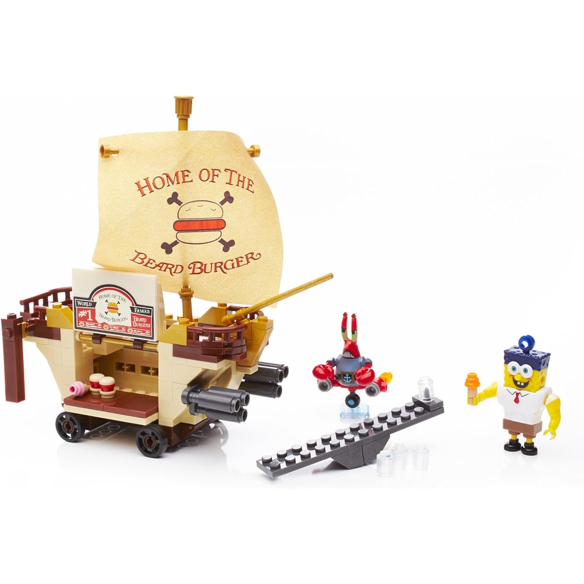 Mega Bloks SpongeBob Square Pants Burgermobile Building Set