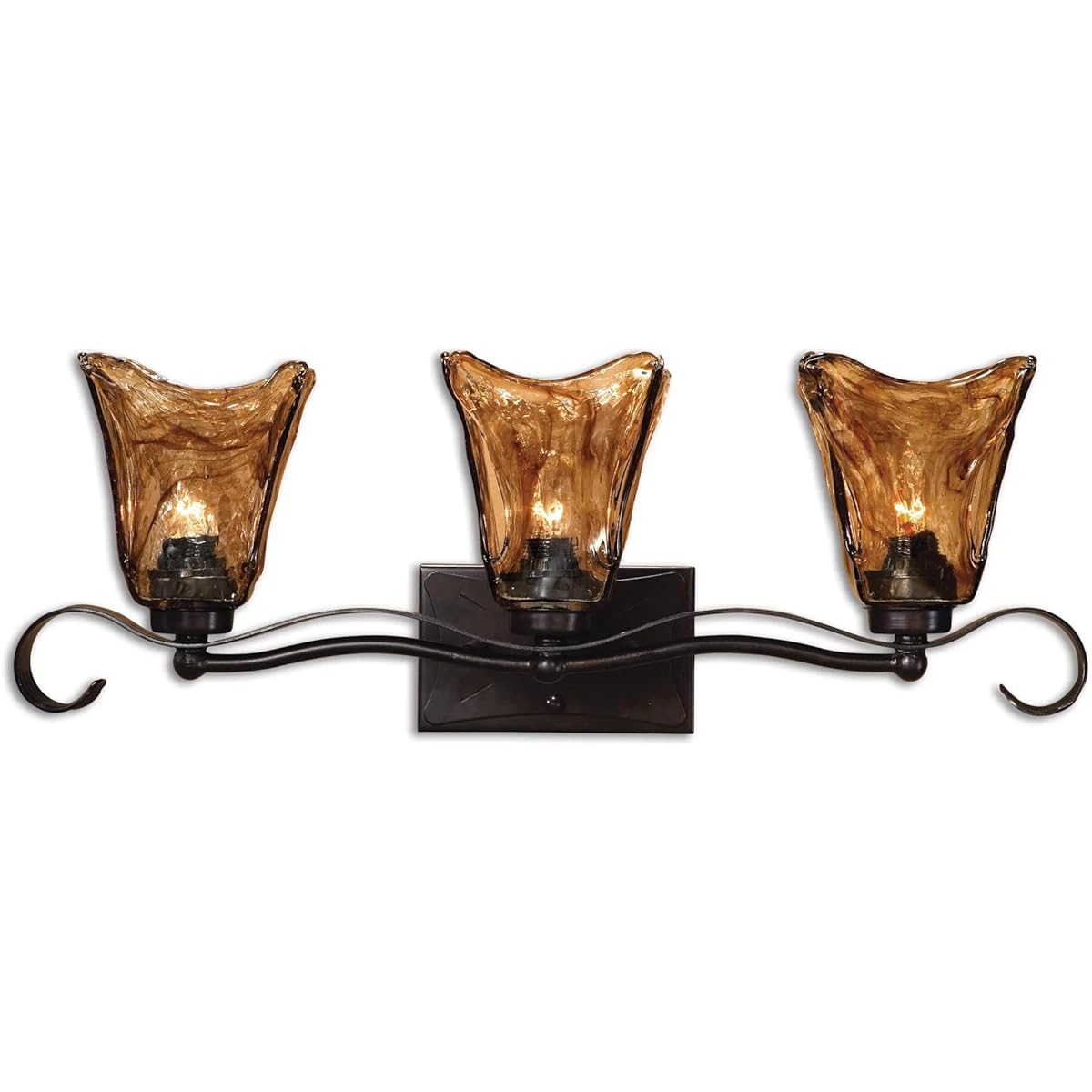 Uttermost Vetraio 3 Light Vanity Strip Oil Polished Bronze