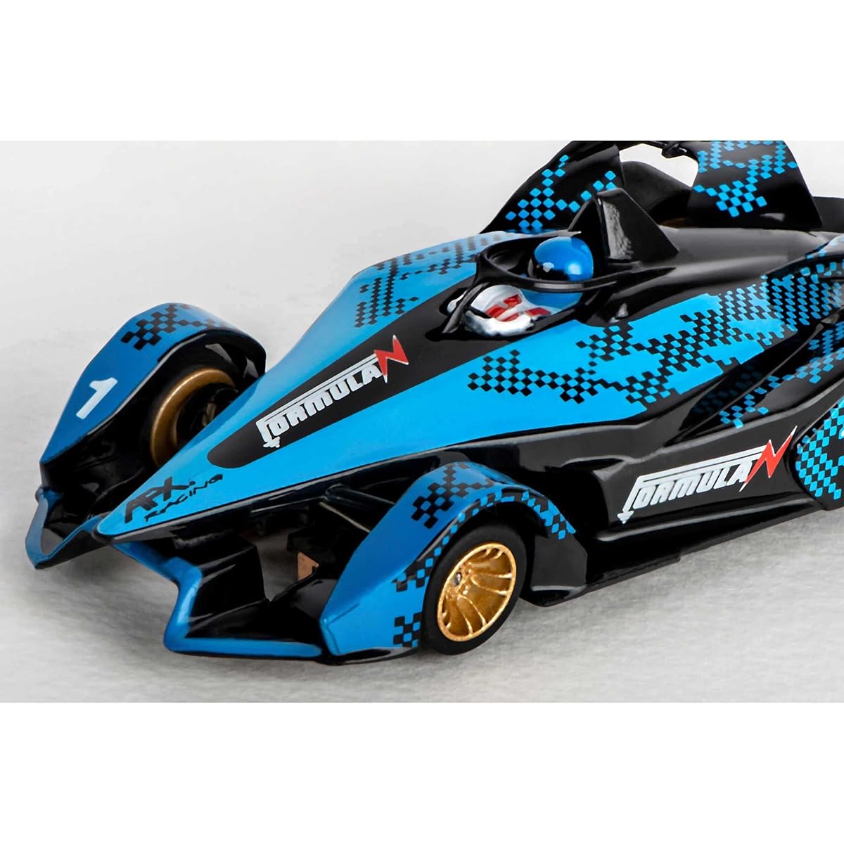 AFX/Racemasters Mega G+ Formula N Blue/Blue/Silver AFX22039 HO Slot Racing Car