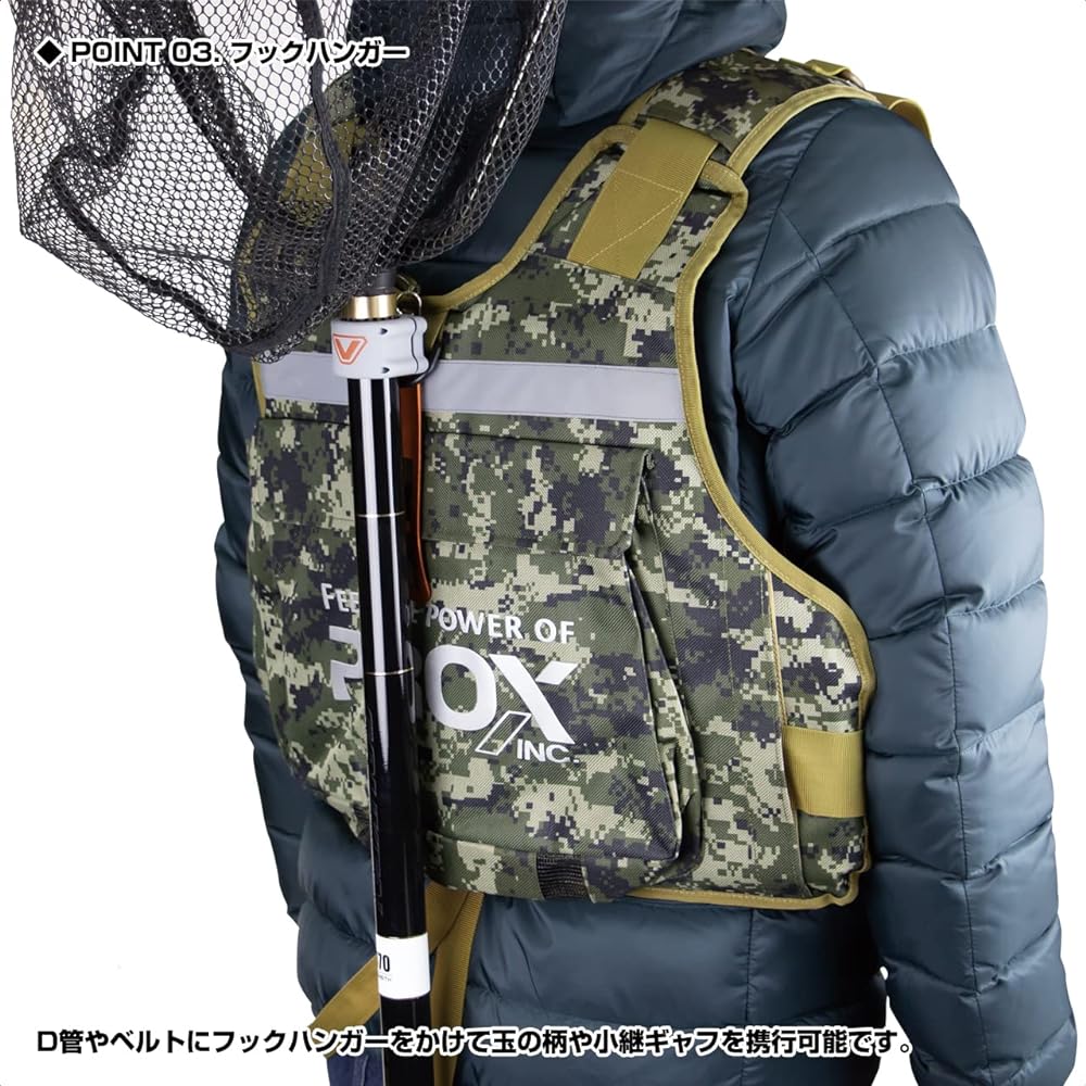 [Prevent loss by attaching a missing cord and carabiner] Ash hook hanger Viceo Ash holder light plus (S/M size, gun blue/black/orange) VC804PS/VC804PM