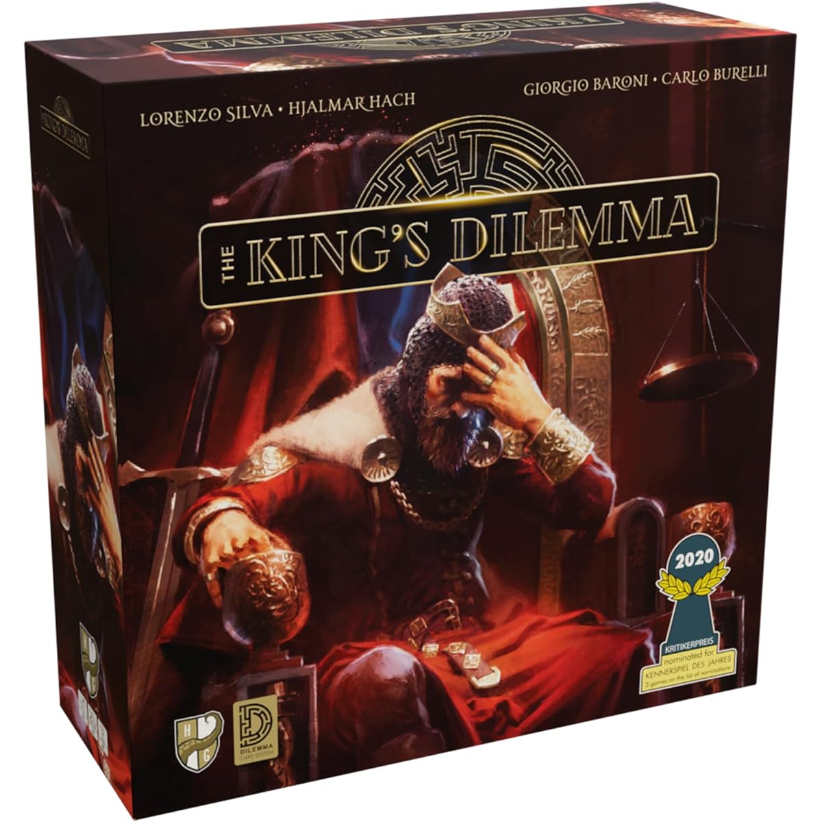 Horrible Guild: The King's Dilemma Strategy Board Game 15+ Hours Unique Immersive Storytelling 3-5 Players 60 Minute Play Time Ages 14+