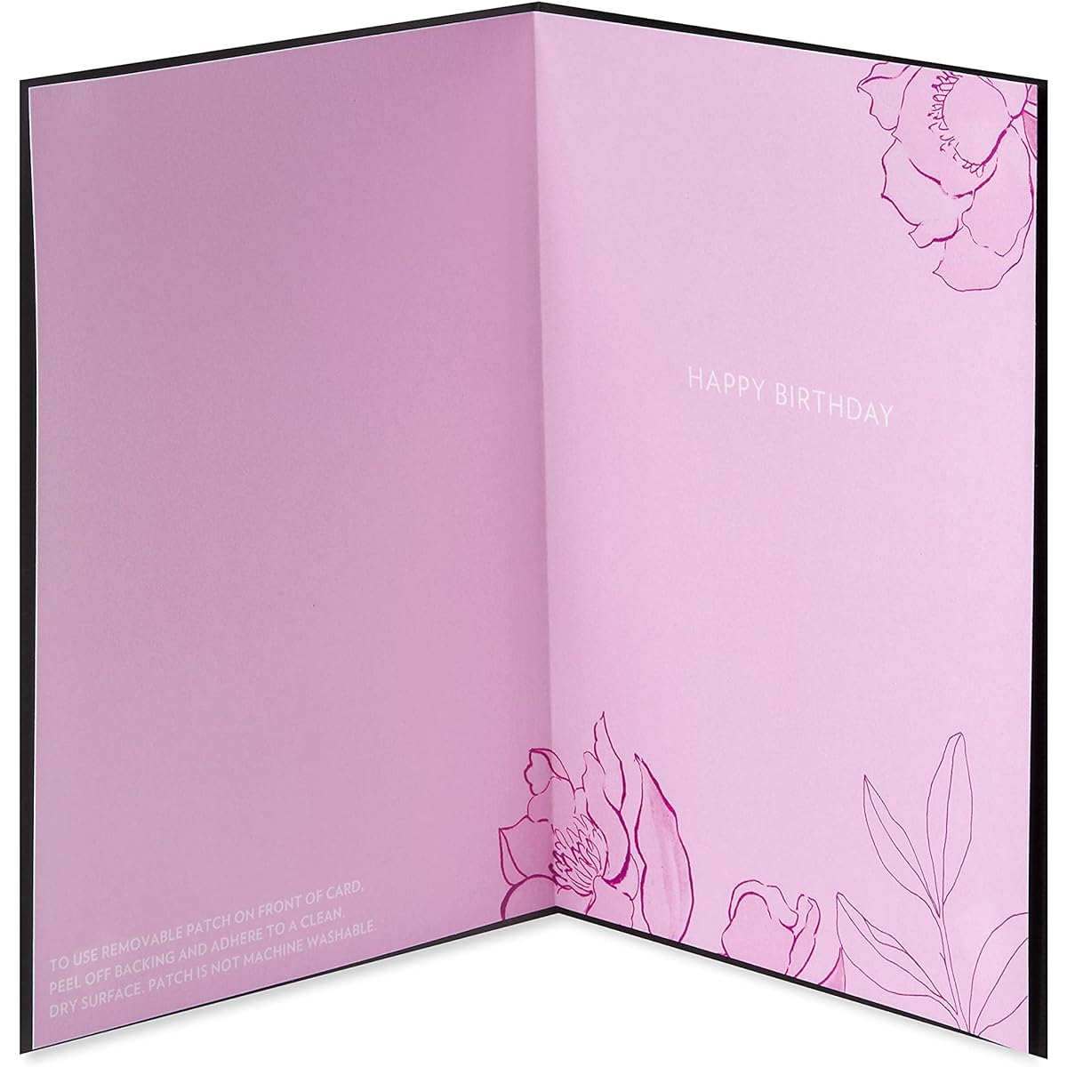 Papyrus Birthday Card with Removable Sticker Patch (Hope, Love and Strength)