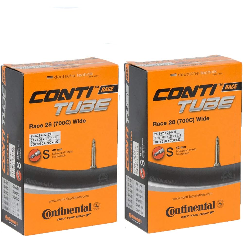 Set of 2 tires and tubes Continental UltraSport3 [Parallel import goods] (700x28C-Presta style 42mm (Wide tube))