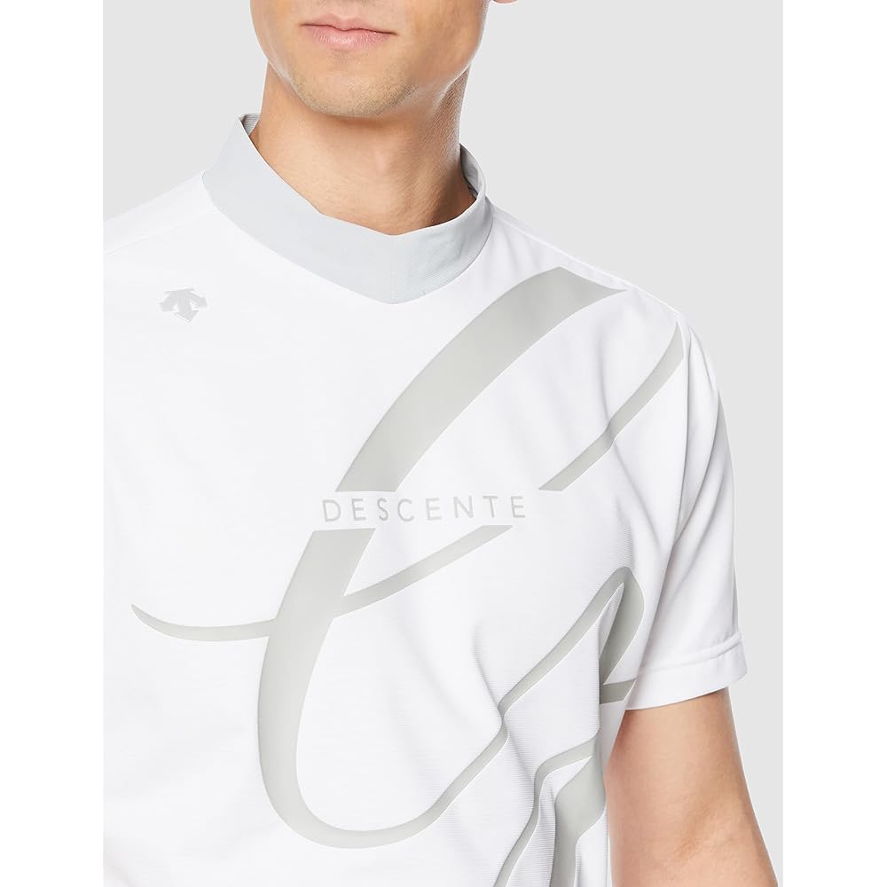 [DESCENTE] Short Sleeve Shirt, Fast Dry, Sweat Absorbent, Quick Drying UVCUT UPF50+ Stretch Mock Neck Golf DGMVJA21 Men's