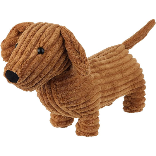 Apricot Lamb Toys Plush Crea Dachshund Dog Stuffed Animal Soft Cuddly Great for Kids (Coffee Dachshund, 14 Inch)