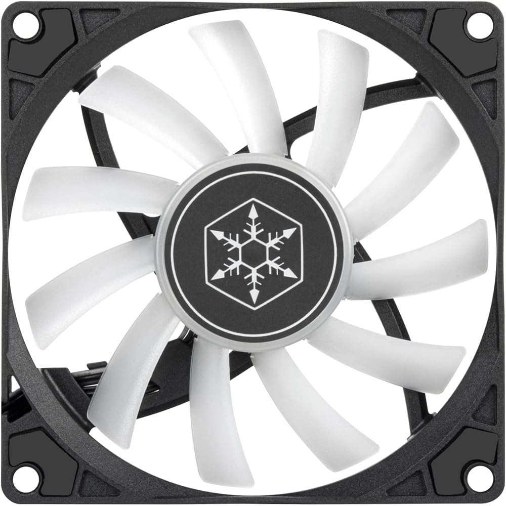 Silver Stone PWM function + ARGB lighting function High performance 92mm slim fan SST-AS90B-ARGB