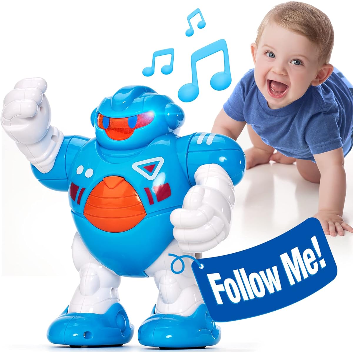 hahaland baby walking robot