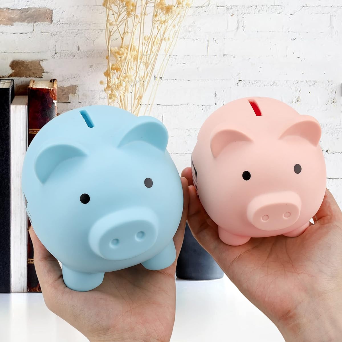 Personalized piggy bank, custom name money bank for girls and boys, unbreakable piggy bank, birthday, Christmas, baby shower, nursery decoration.