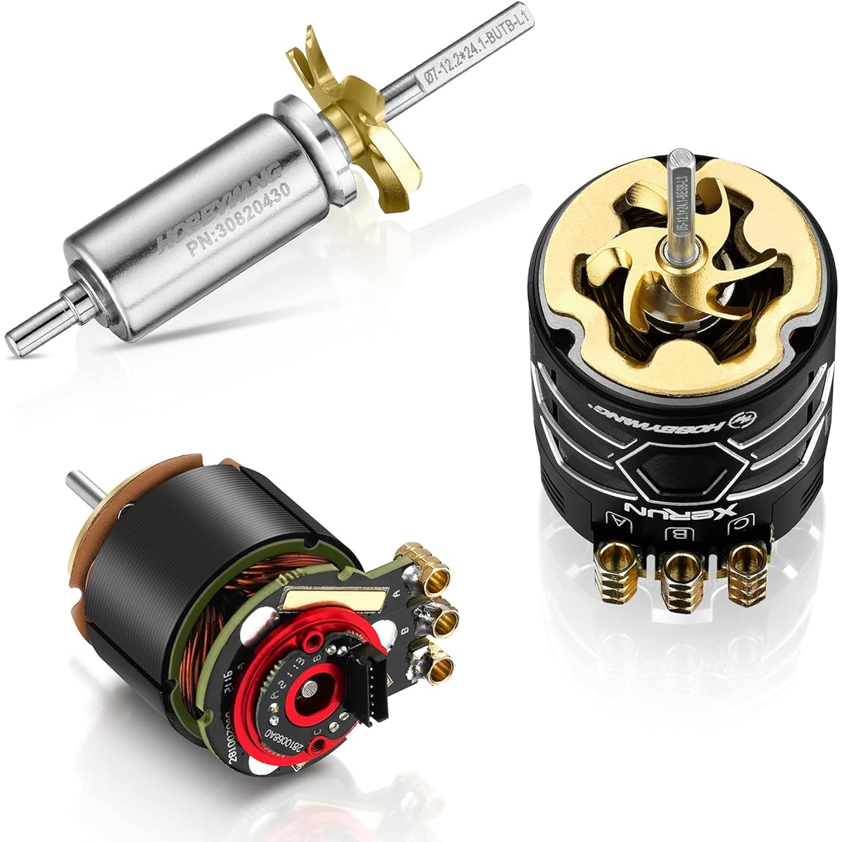 Hobbywing Xerun D10 10.5T Motor (Xerun D10 (10.5T Red) Motor)