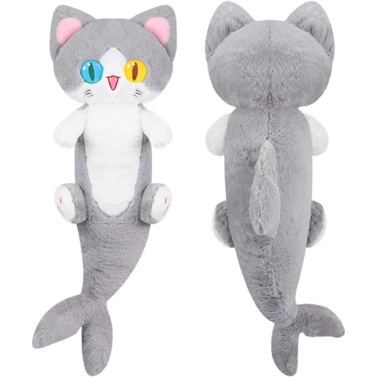 Achwishap Long Shark Cat Plush Toy