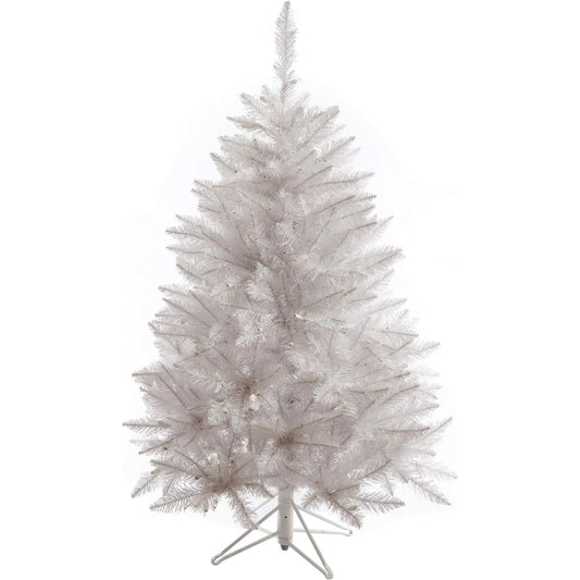 Vickerman Spruce Christmas Tree, 3.5 feet, Sparkle White