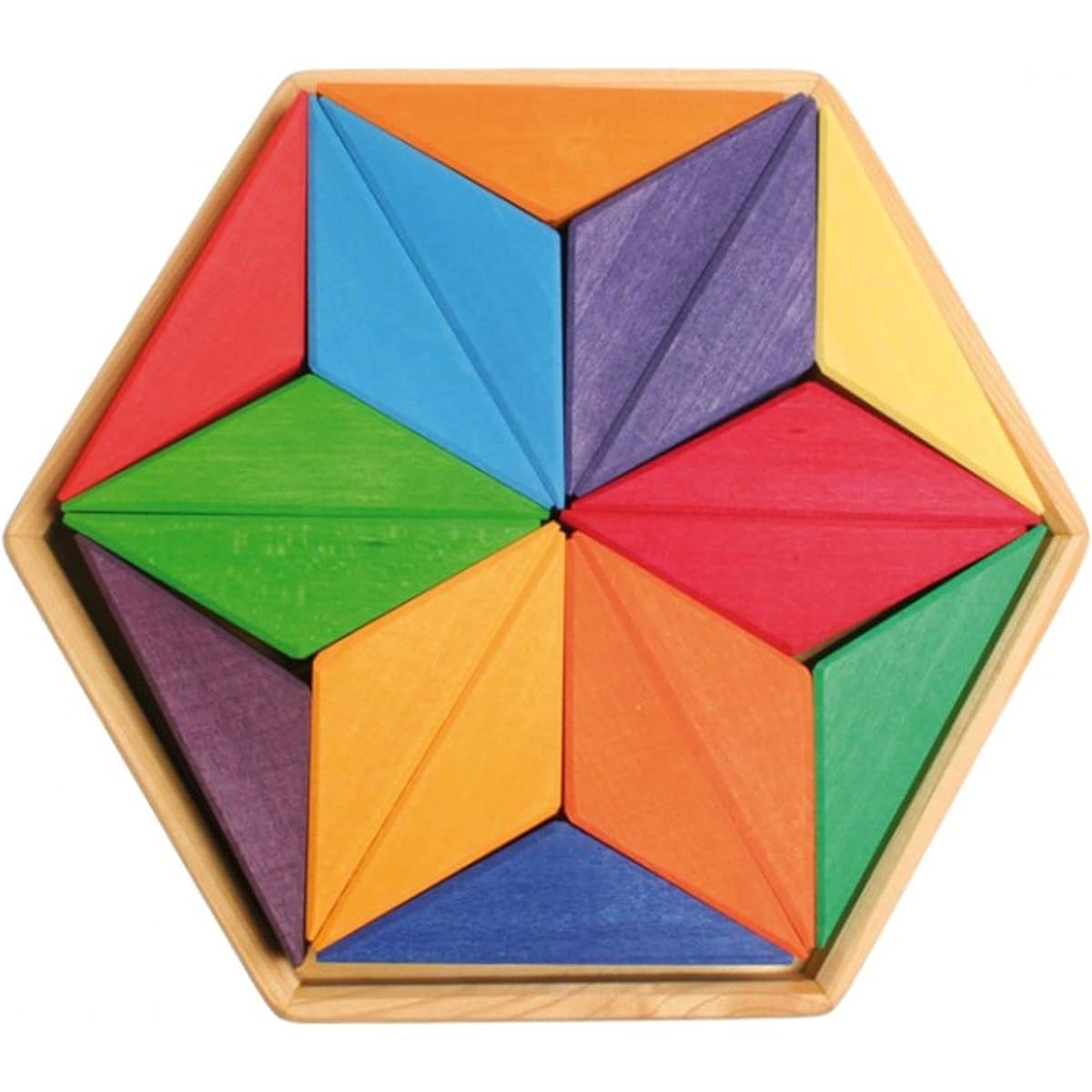 Puzzle Complementary Star from lime wood Grimm's