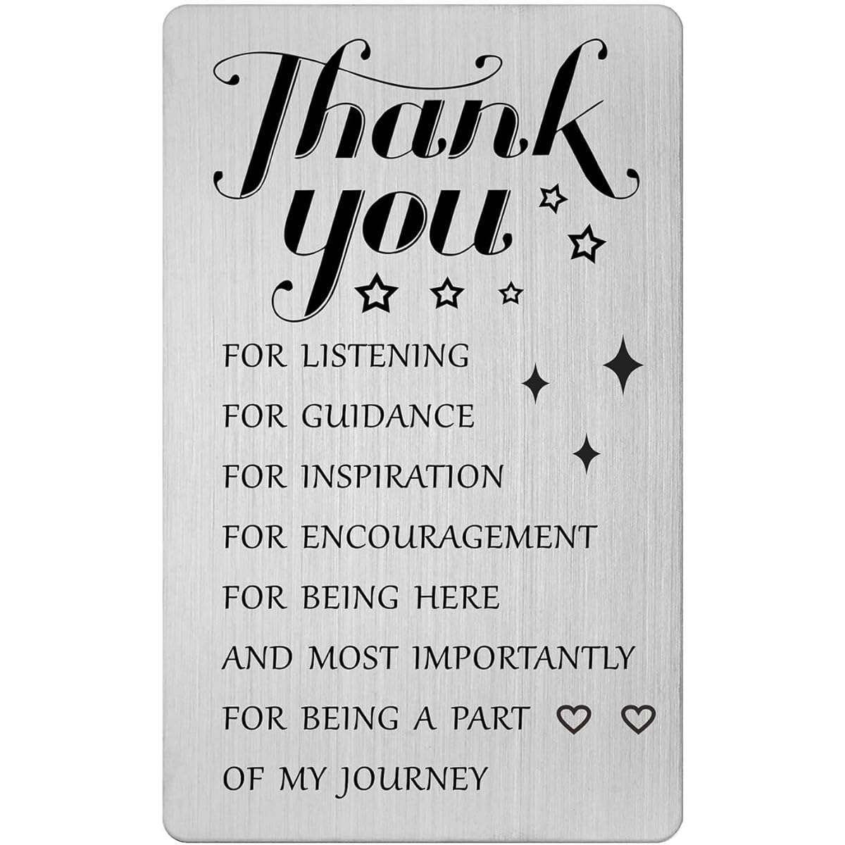 Gezxin Thank You Card for Women and Men - A gift idea to express your gratitude to your boss/principal/teacher/assistant/coworker.A gift to express your gratitude to an employee whose colleague is retiring.Parting gift.