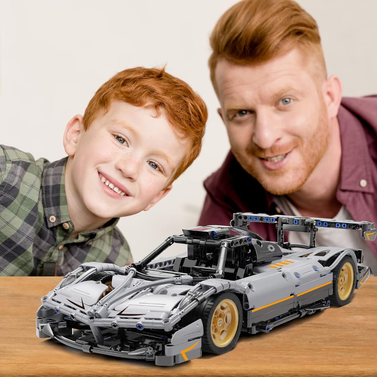 Collectible Model Car Kit Build from the Ground Up - For Adults and Kids - Model Car Building Set 1:12 Scale 959 Pieces - Great Birthday Gift for Adults, Teens and Kids