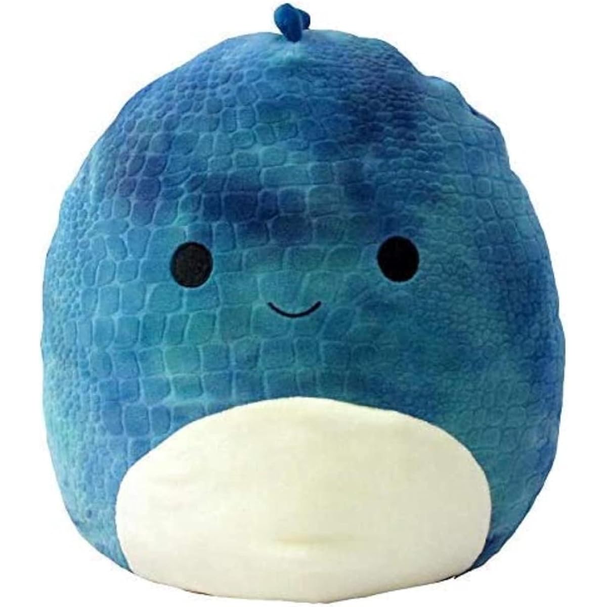 Squishmallows Kellytoy 2022 7" Damien Dinosaur with Bonus Pen, Blue