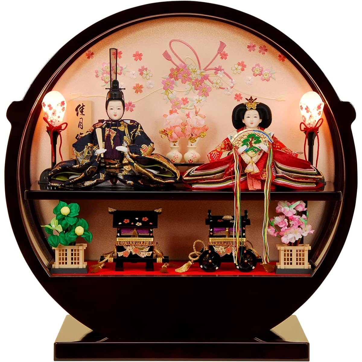 K121 Hina Doll Case Decoration