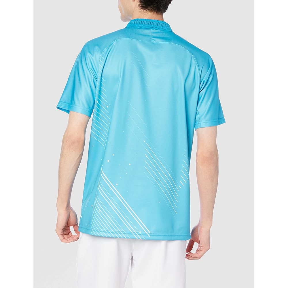 [Mizuno] Tennis Wear Game Shirt Sweat Absorbent Quick Drying Dynamotion Fit 62JA2004