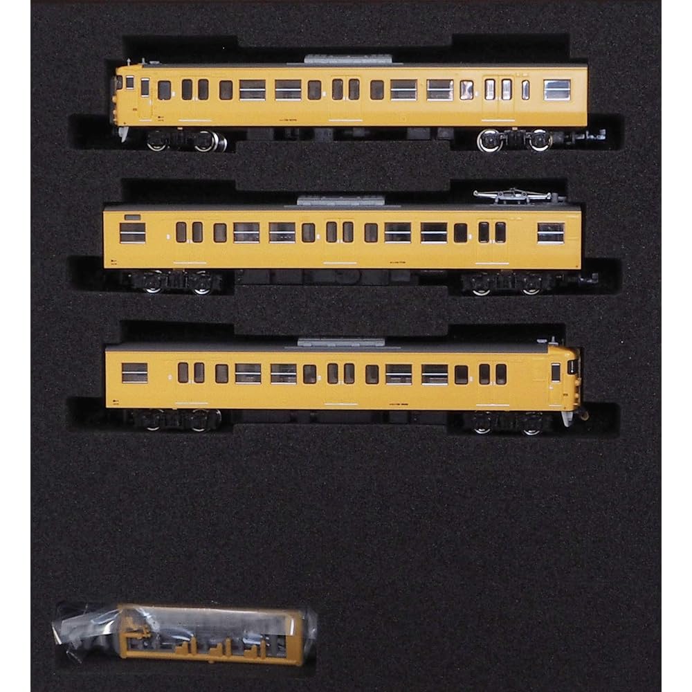 Greenmax N gauge JR115 series 1000 series (30N improved car, Okayama D formation, Chugoku region color) 3-car formation set (no power) 30771 Railway model train