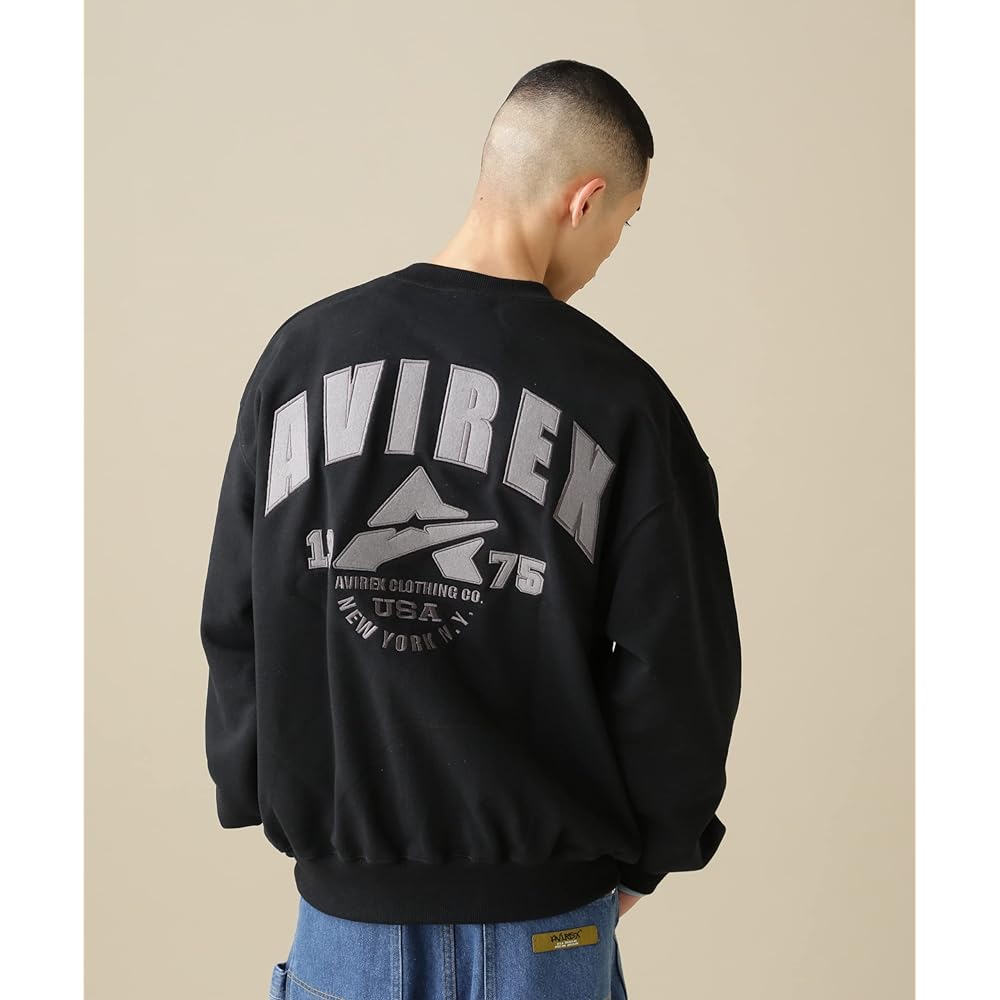 [Avirex] Parka [WEB & DEPOT Limited] SAME TONE CREW NECK SWEAT/Same Tone Crew Neck Sweat Men's 783-3132018