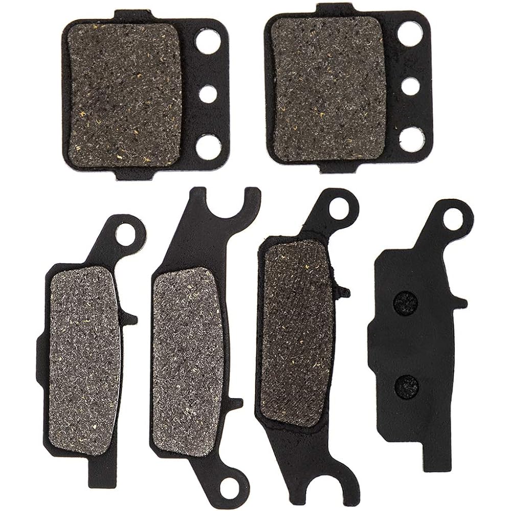NICHE Brake Pad Kit Yamaha Raptor 250 4D3-W0046-50 4D3-W0045-00 4D3-W0045-10 Front Rear Semi-Metallic