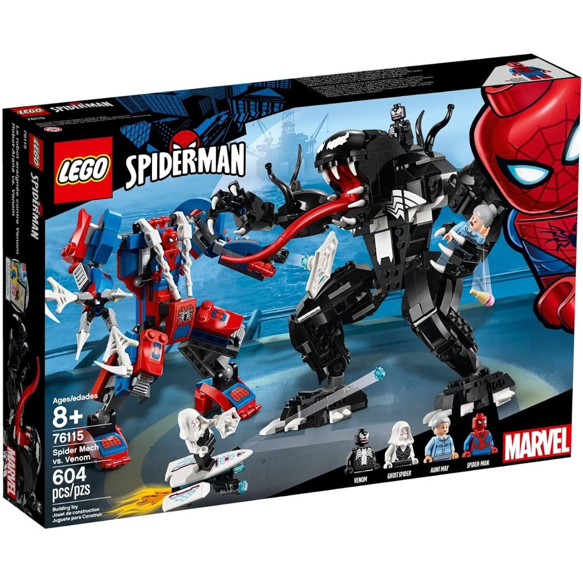 LEGO Super Heroes Spider-Man vs. Venom 76115 Block Toy for Boys