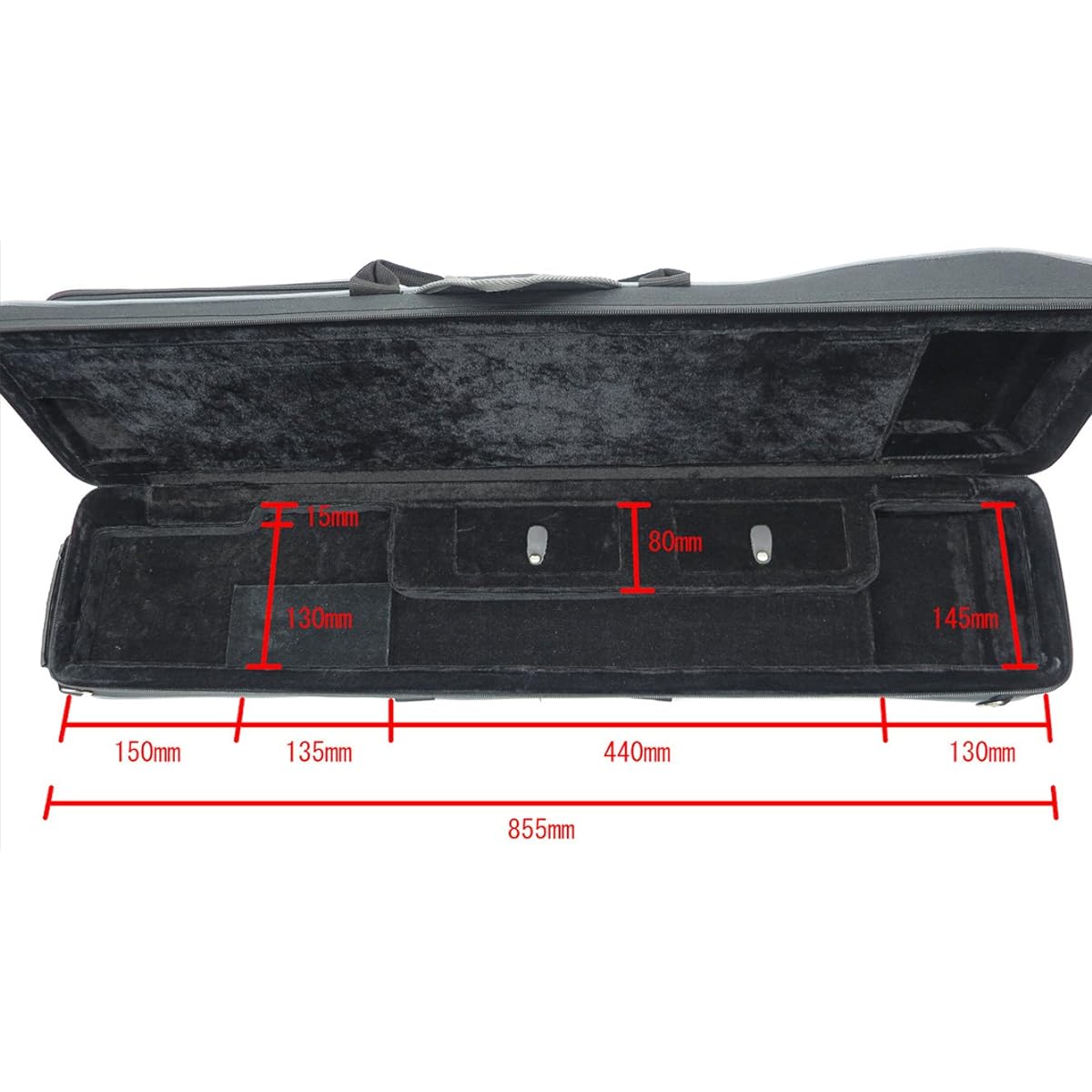 Semi-hard case for Erhu Kozuki Erhu NKC-03 BLUE