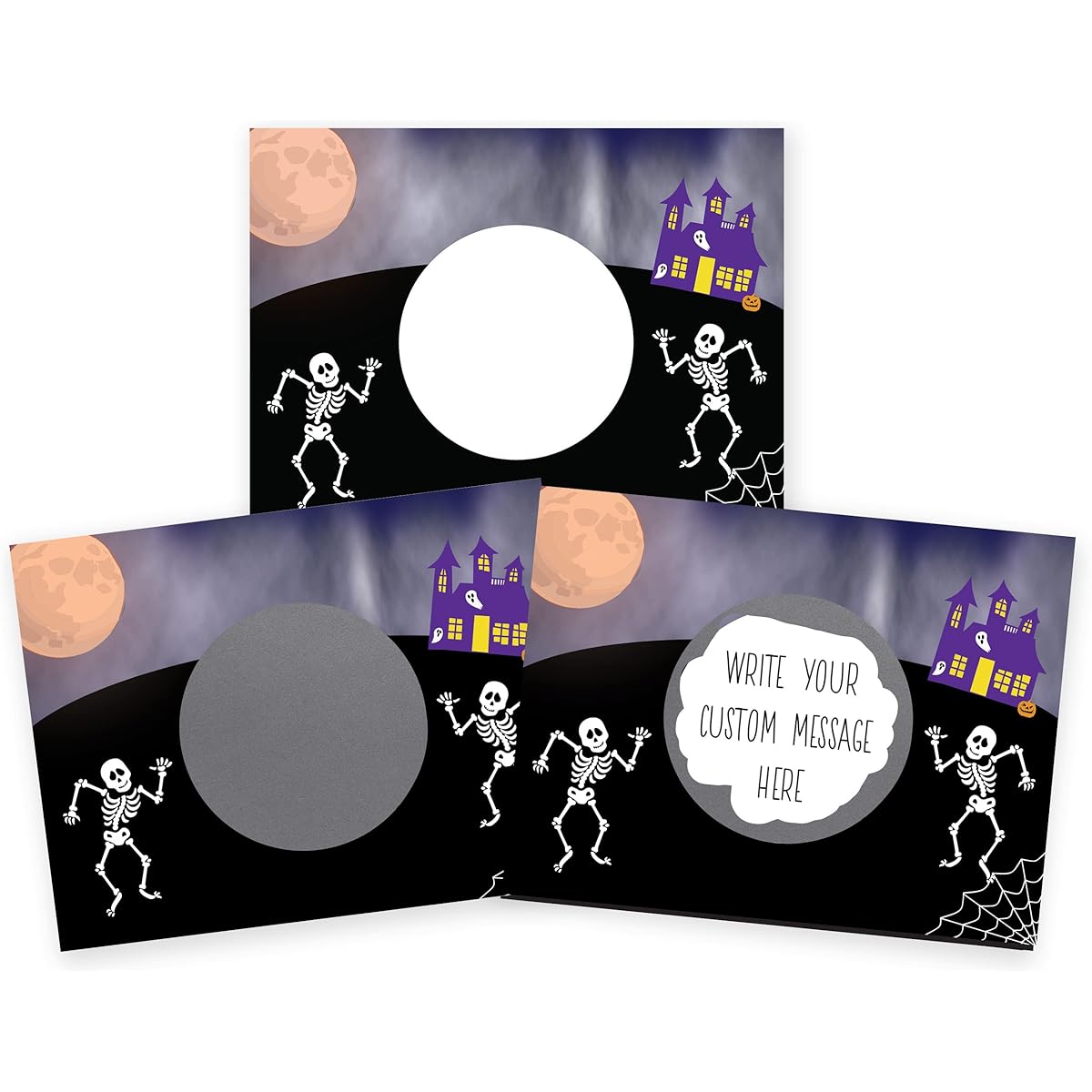 Make Your Own Holiday DIY Scratch Notes 20 Pack 3x4 Note Cards & Stickers Teacher Rewards Holiday Ornaments