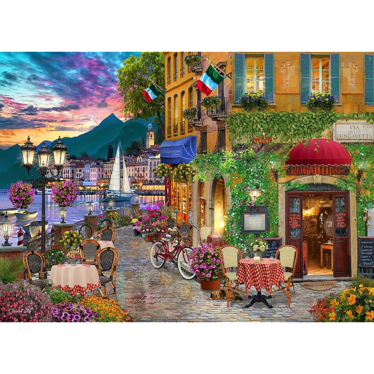 Vermont Christmas Company Charming Italian Made Jigsaw Puzzle 1000 Pieces