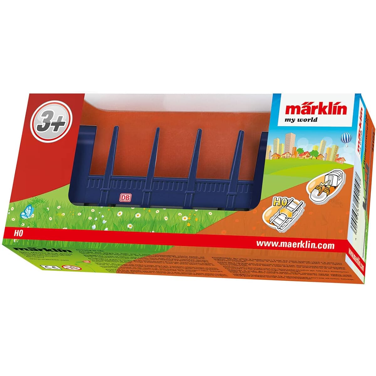 Märklin - 44104 - Model Railway - Open Wagon - Magnetic Connection
