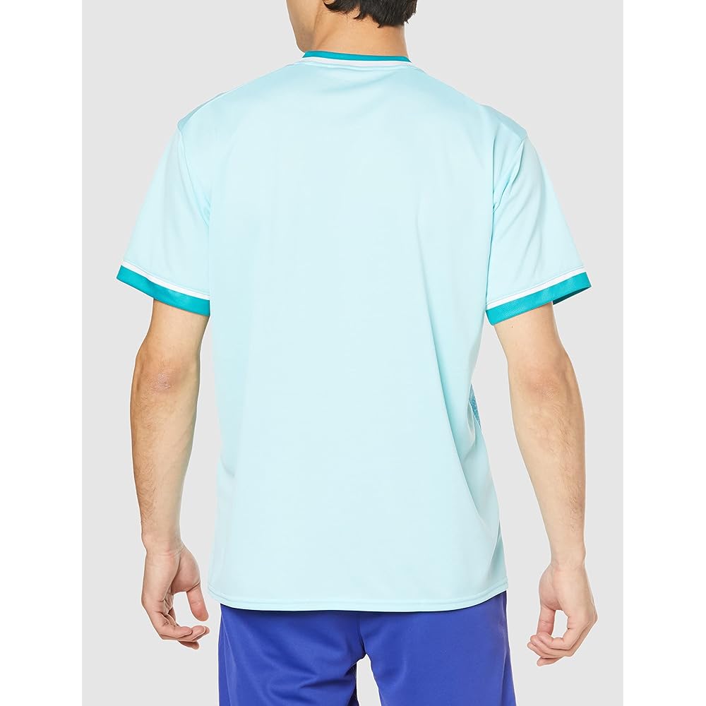 [Mizuno] Badminton Wear Game Shirt Short Sleeve Sweat Absorbent Quick Drying 72MAA002