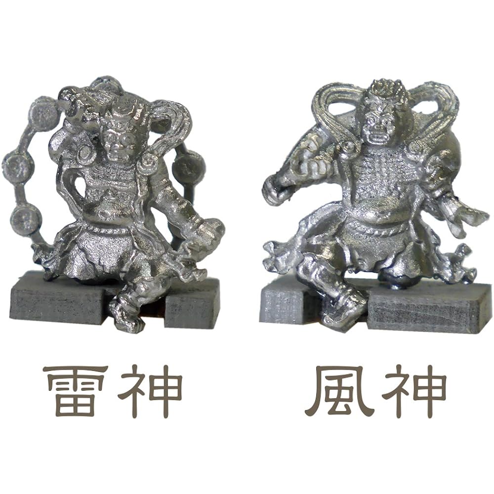 Woody Joe 1/100 Half Type Sensoji Temple Kaminarimon Soft Metal Wind God and Thunder God Wooden Model Unpainted Assembly Kit