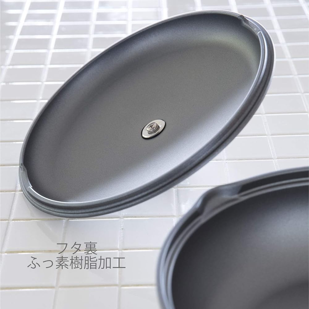 HAL Musui HAL All-purpose Anhydrous Pot 26 Anhydrous Cooking 26cm Frying Pan Type Anhydrous Pot (R) Made in Japan 600036