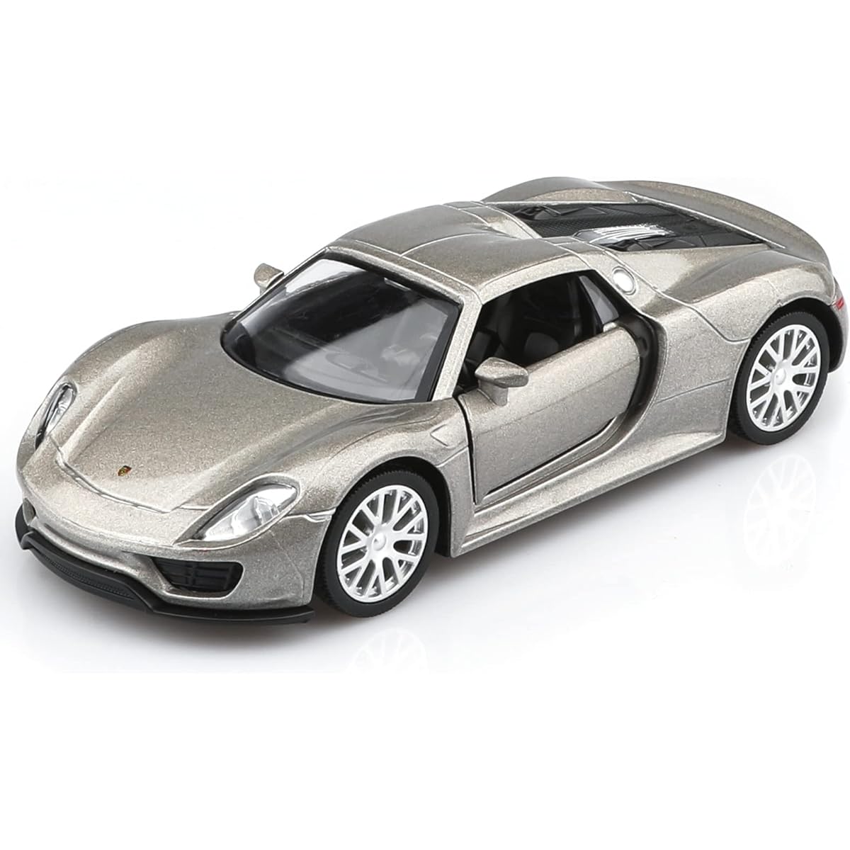 TOKAXI 1/36 Scale Porsche 918 Spyde Diecast Model Car Pull Back Car Porsche Toy Car Vehicle Gift for Boys Girls