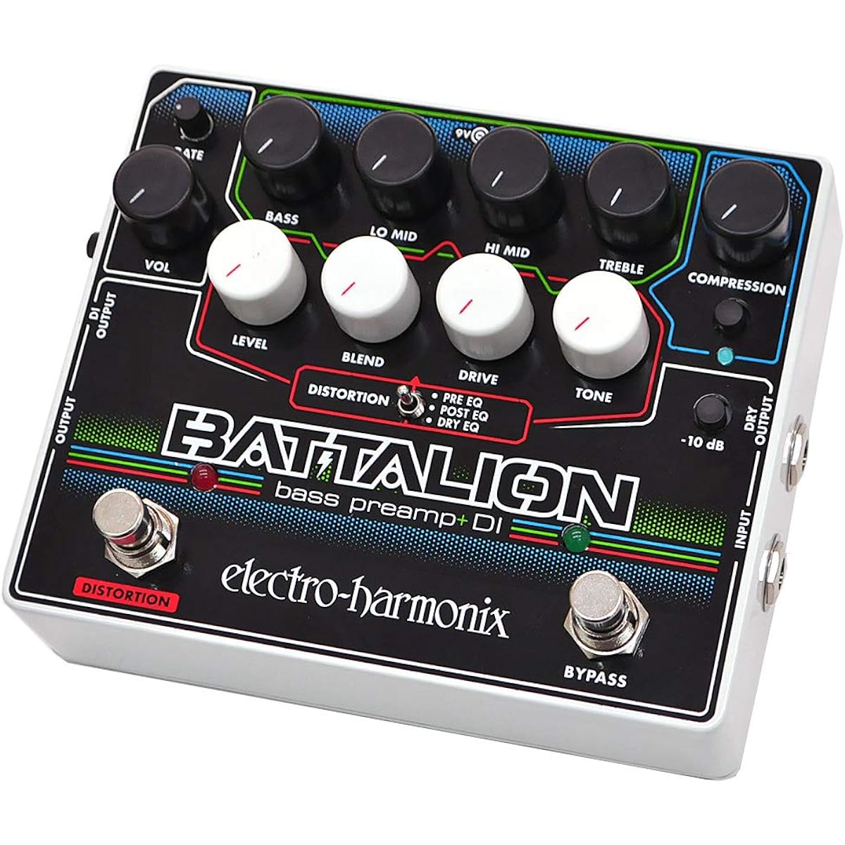 ELECTRO-HARMONIX BATTALION -Bass Preamp & DI-