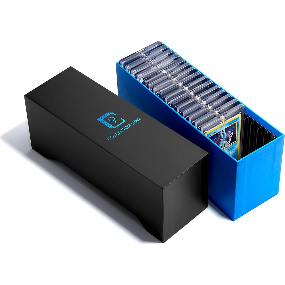 Collector's Nine One Touch Magnetic Card Holder Slot Option | Trading Card Box (Slot)