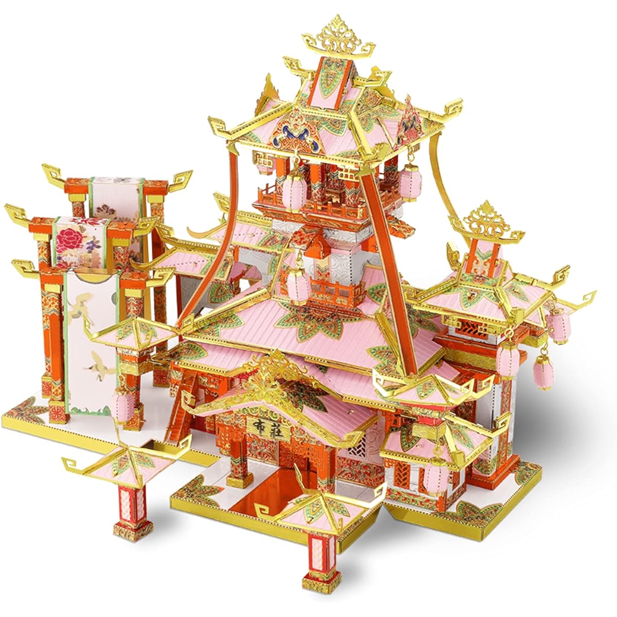 Piececool 3D Puzzle, Metal Puzzle, DIY Crafts, Ornaments, Educational Toys, No Connecting Agent Required, Handmade, Model Kit, Birthday, Christmas, Gift, Best Gift, Fabric Shop