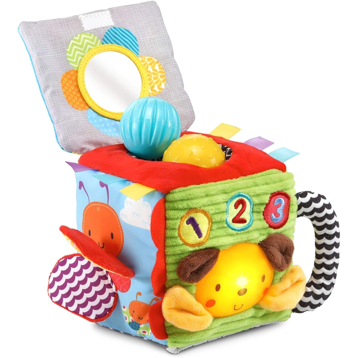 VTech Soft & Smart Sensory Cube, Multicolor, 3-24 months