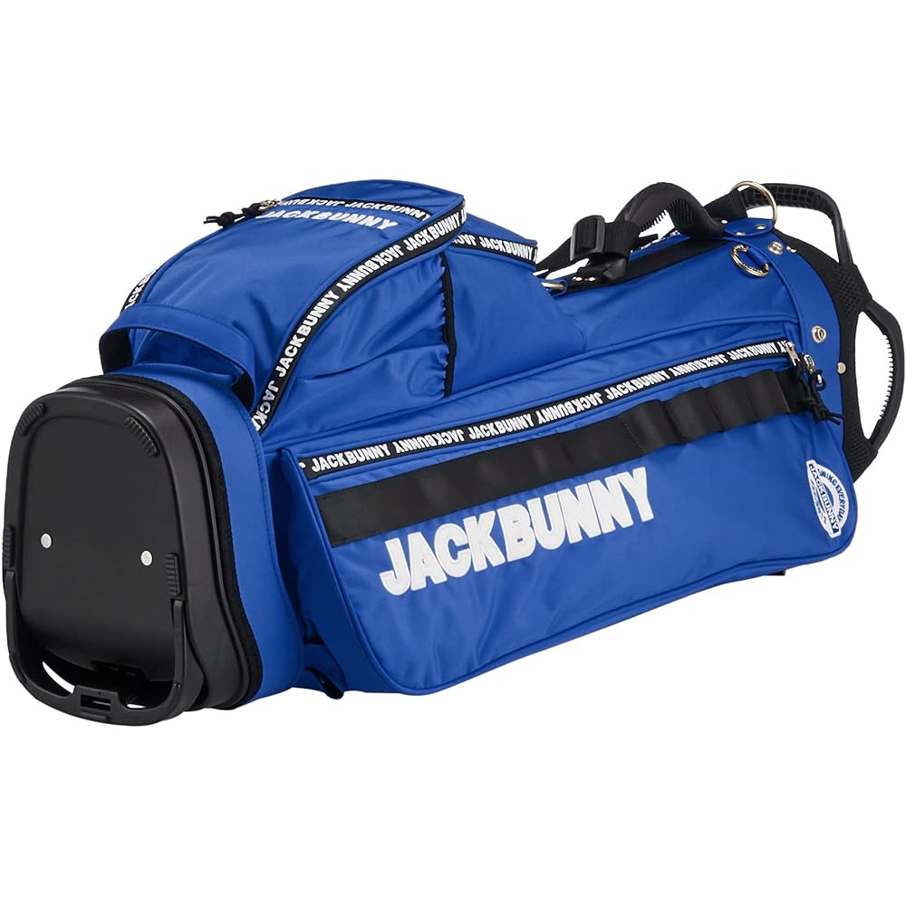 [Jack Bunny] Continuing standard product Caddy bag [Logo zipper series] (stand type) / Golf CB / 262-3980140
