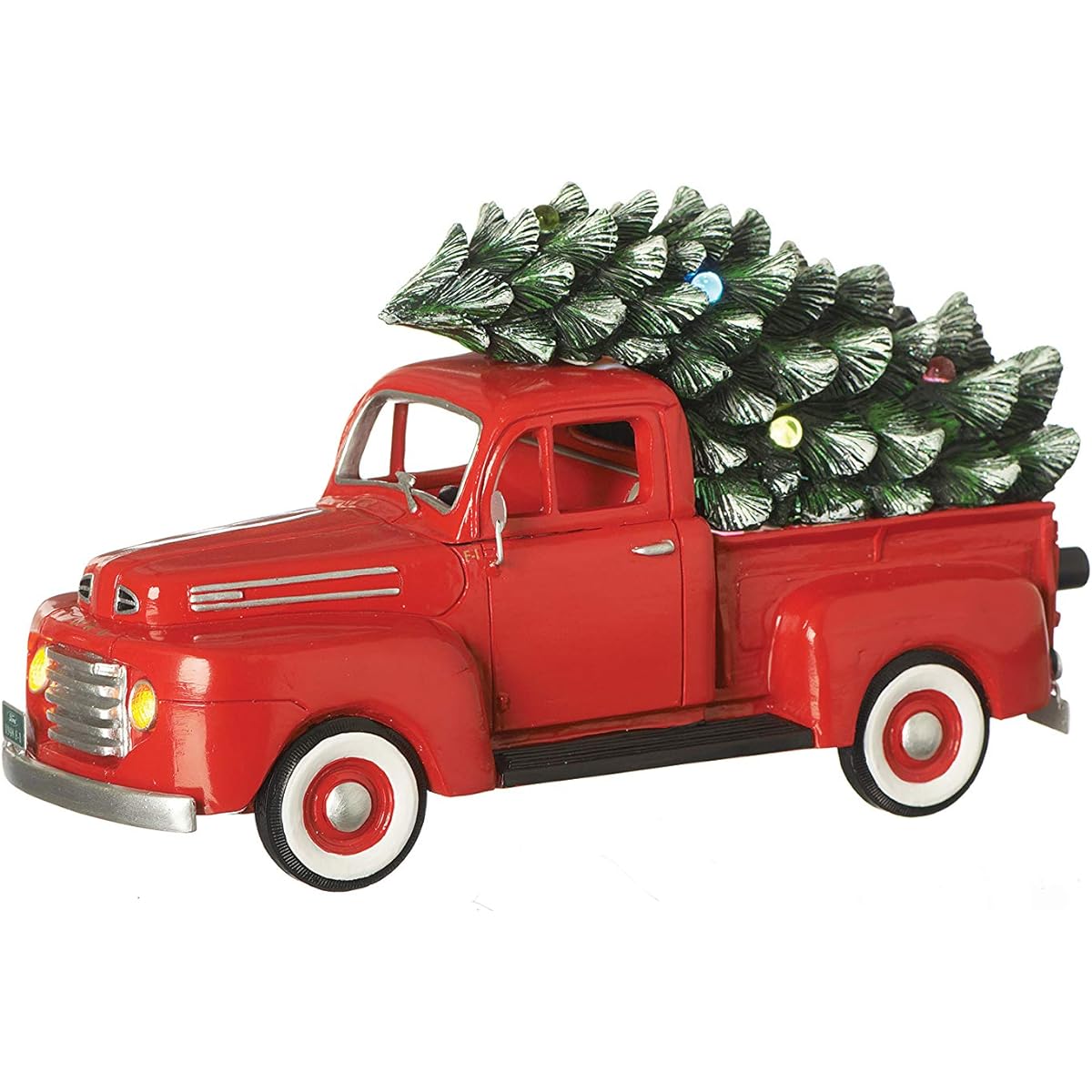 Roman Christmas - 1948 Ford Truck Tree Playground, 5.5" Tall, Christmas Collection, Resin, Playground Equipment, Gifts, Inspirational, Durable, Long Lasting, Battery Operated