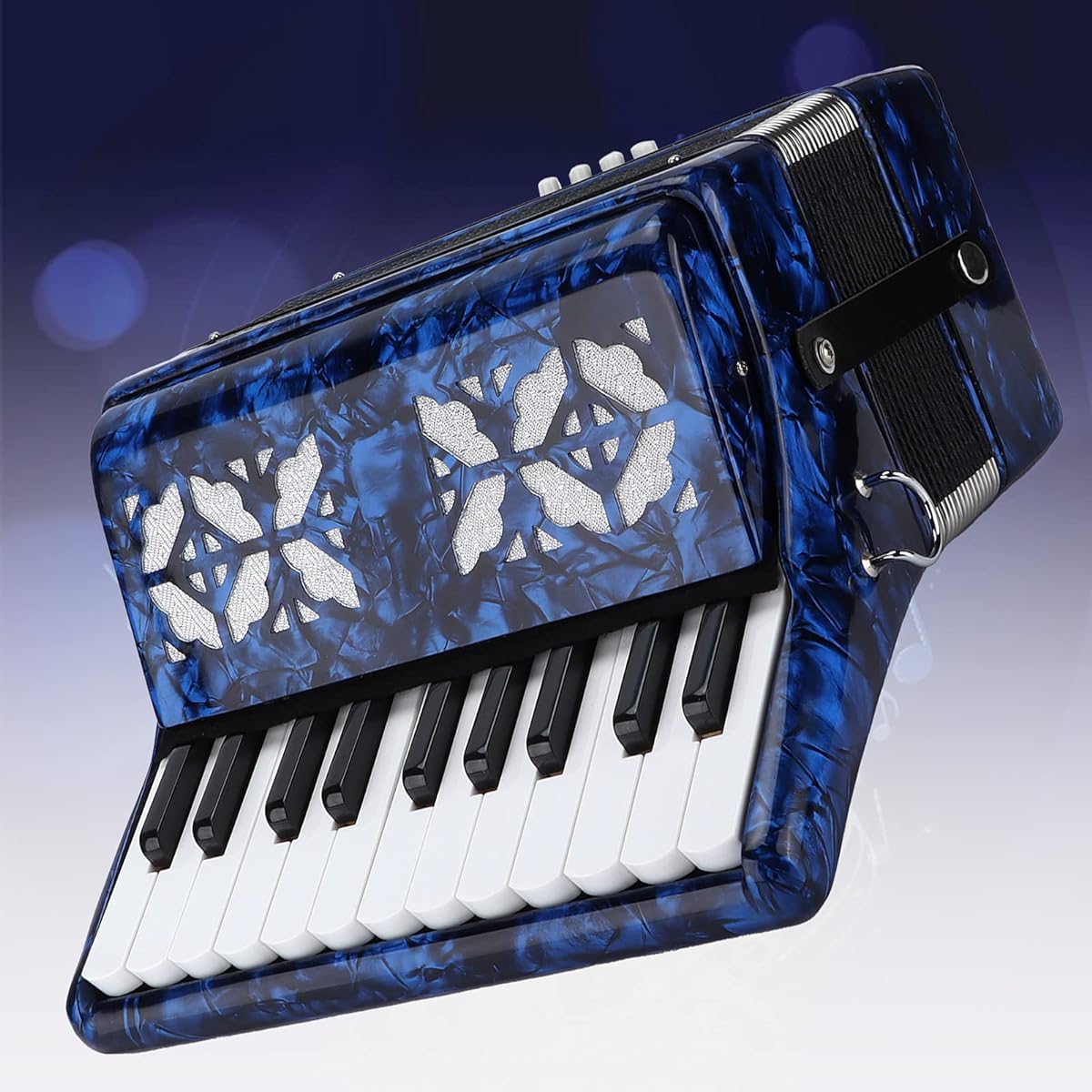 Accordion, 22 key multiple diacritic accordion