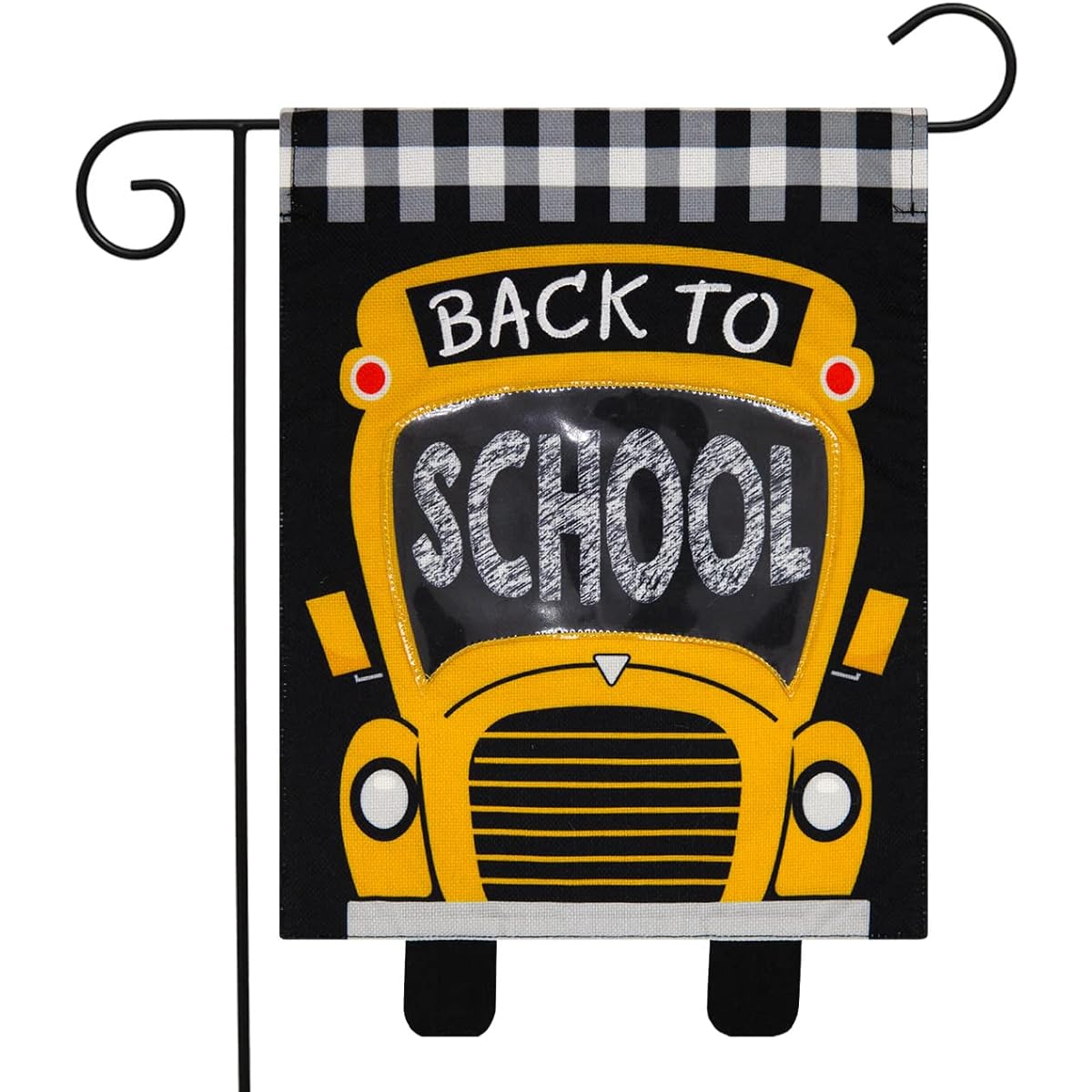 Briarwood Lane Back to School Fall Burlap Garden Flag 12.5" x 18"