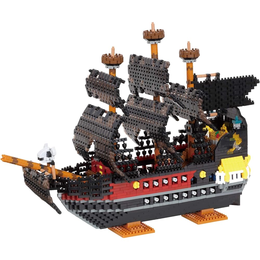 Kawada Nanoblock Pirate Ship Deluxe Edition NB-050